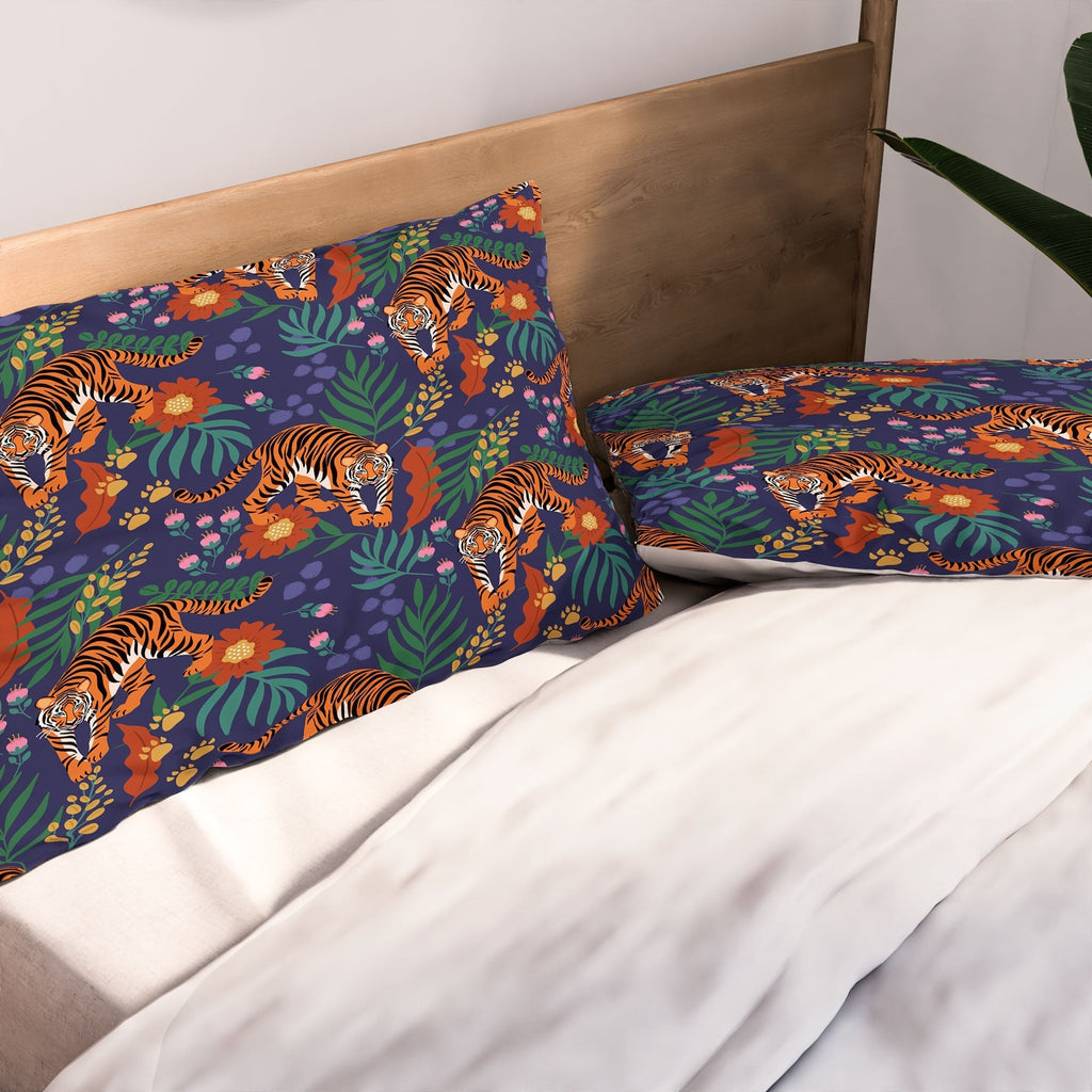 Design by Spark Tiger of the Glorious Jungle Pillow Shams