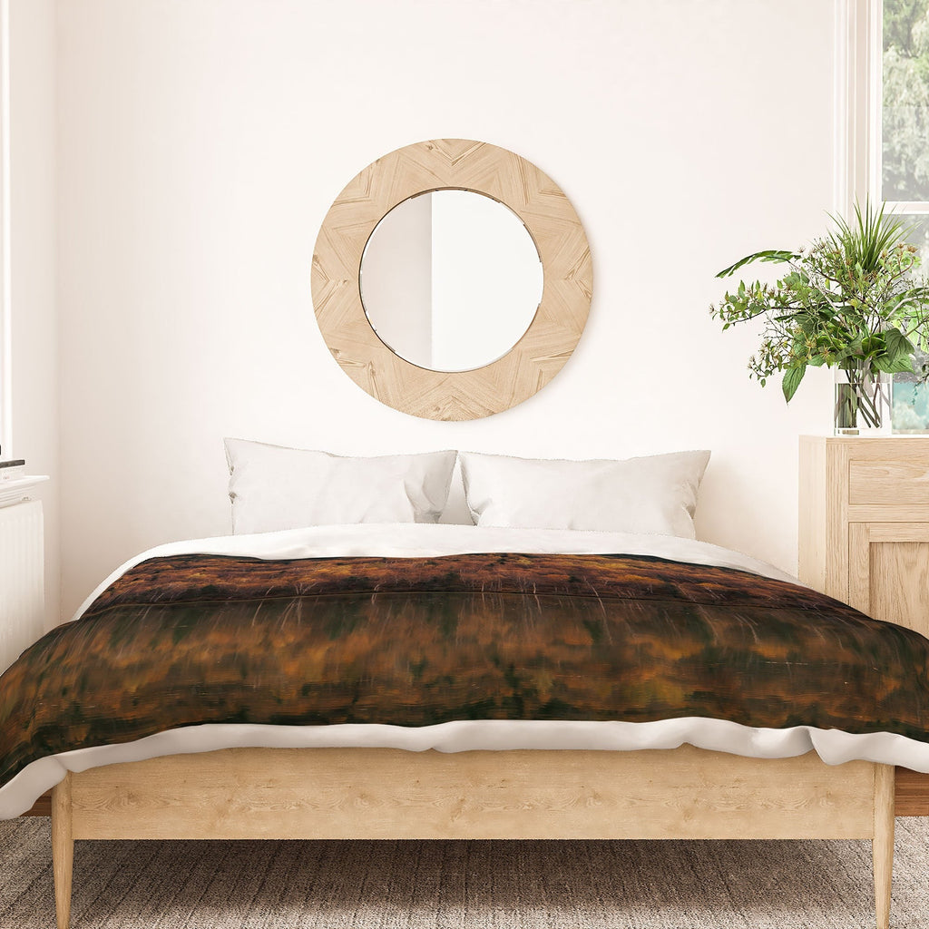 Hannah Kemp Fall Lake Duvet Cover