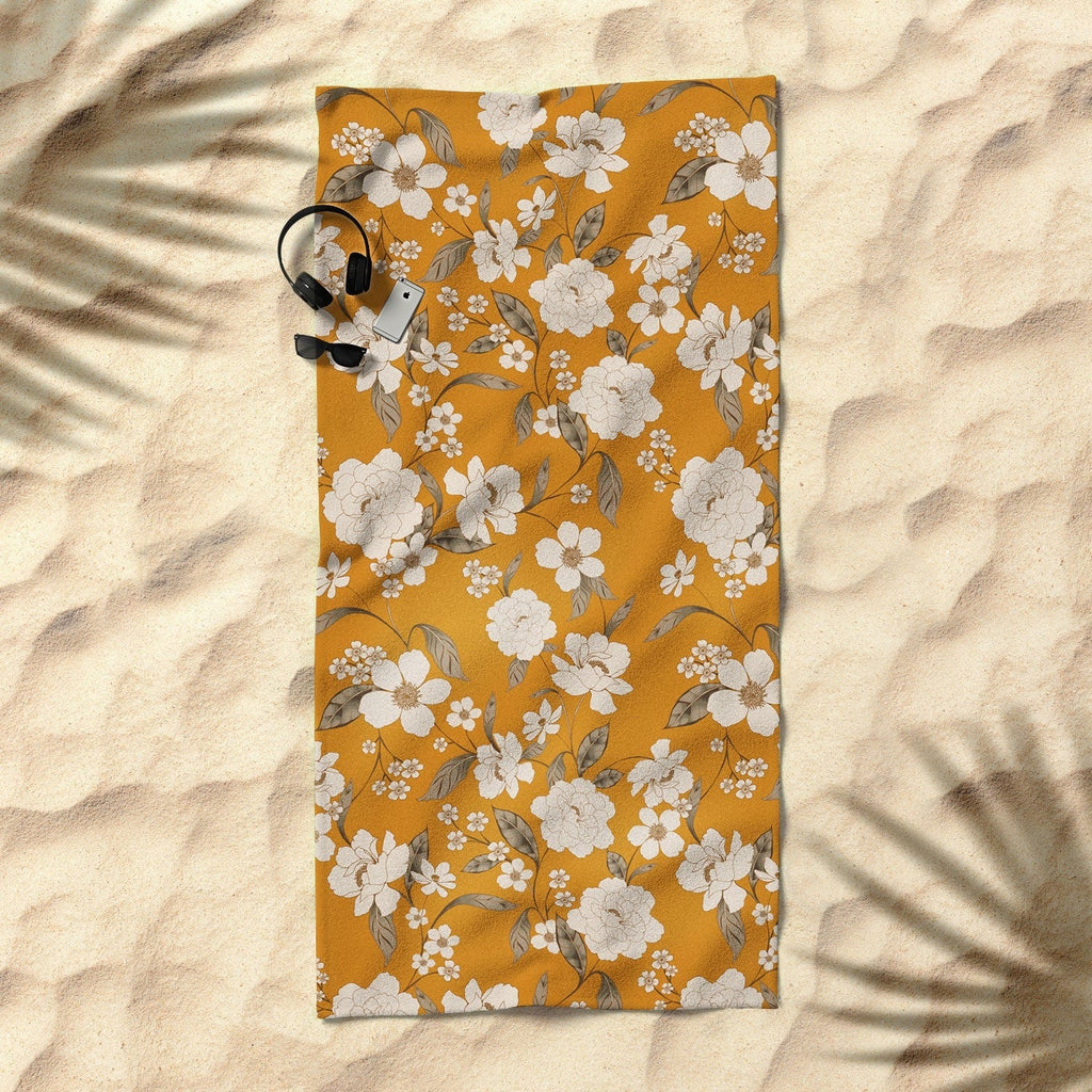 Gabriela Fuente Roberta Sunflower Beach Towel