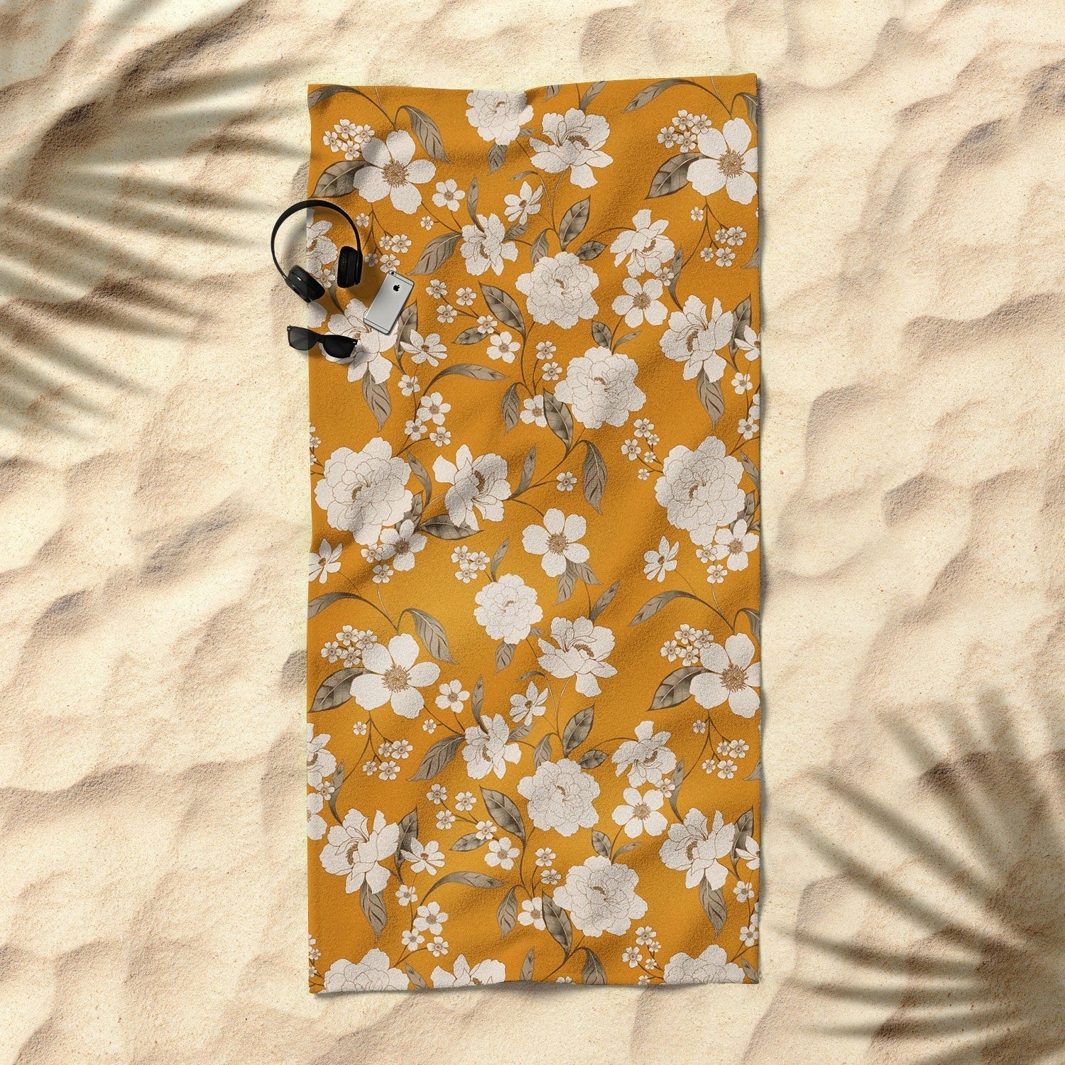 Gabriela Fuente Roberta Sunflower Beach Towel
