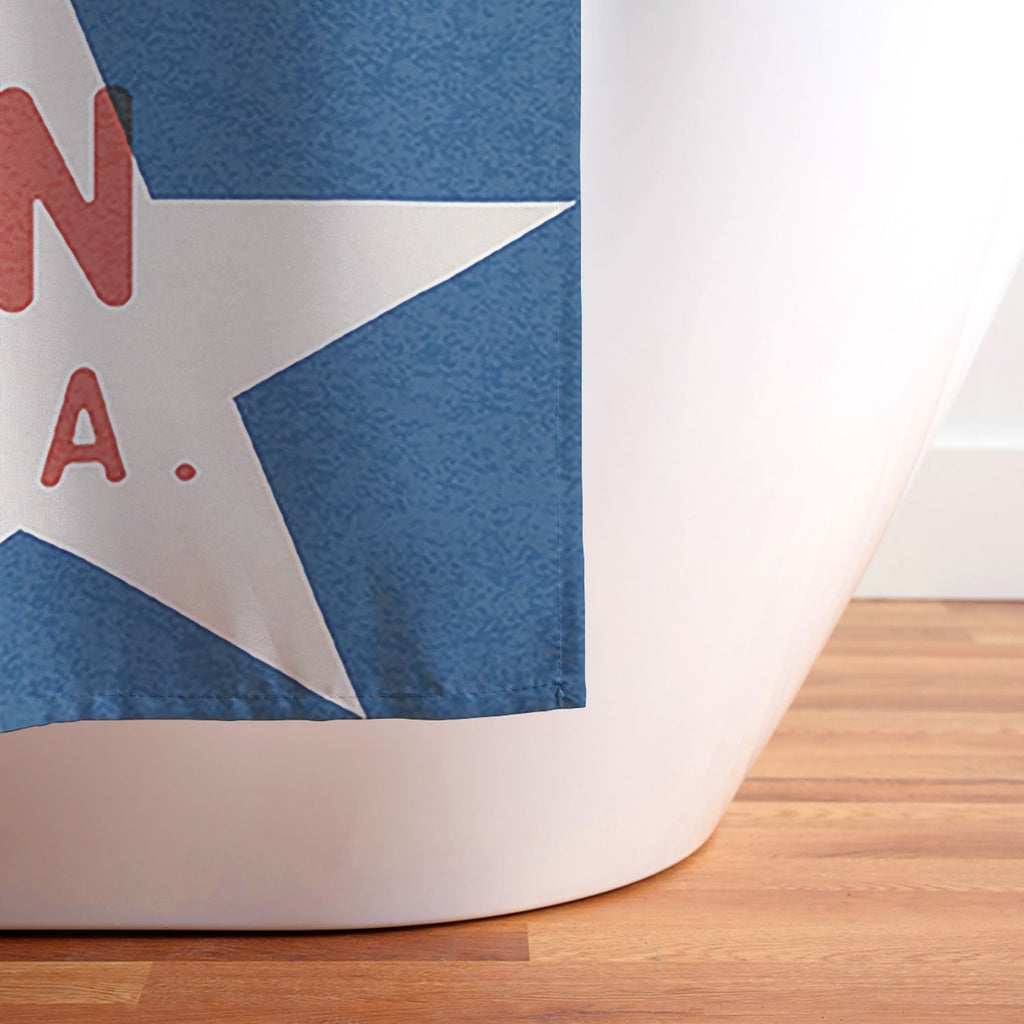 DENY Designs Starred Preamble Shower Curtain