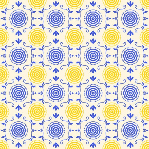 Design by Spark Dolce Vita Parasols Shower Curtain