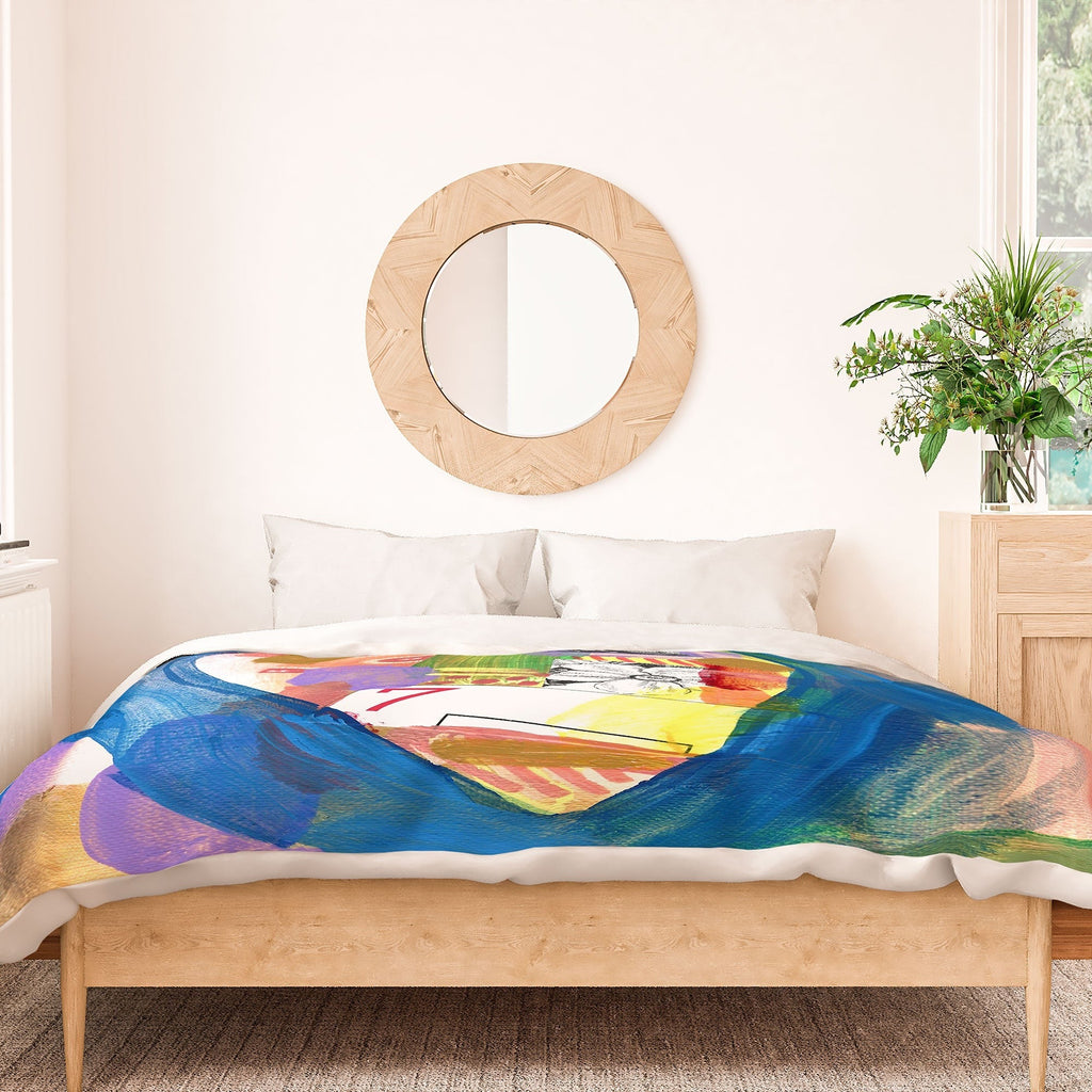 Natalie Baca Lucky in Love Duvet Cover