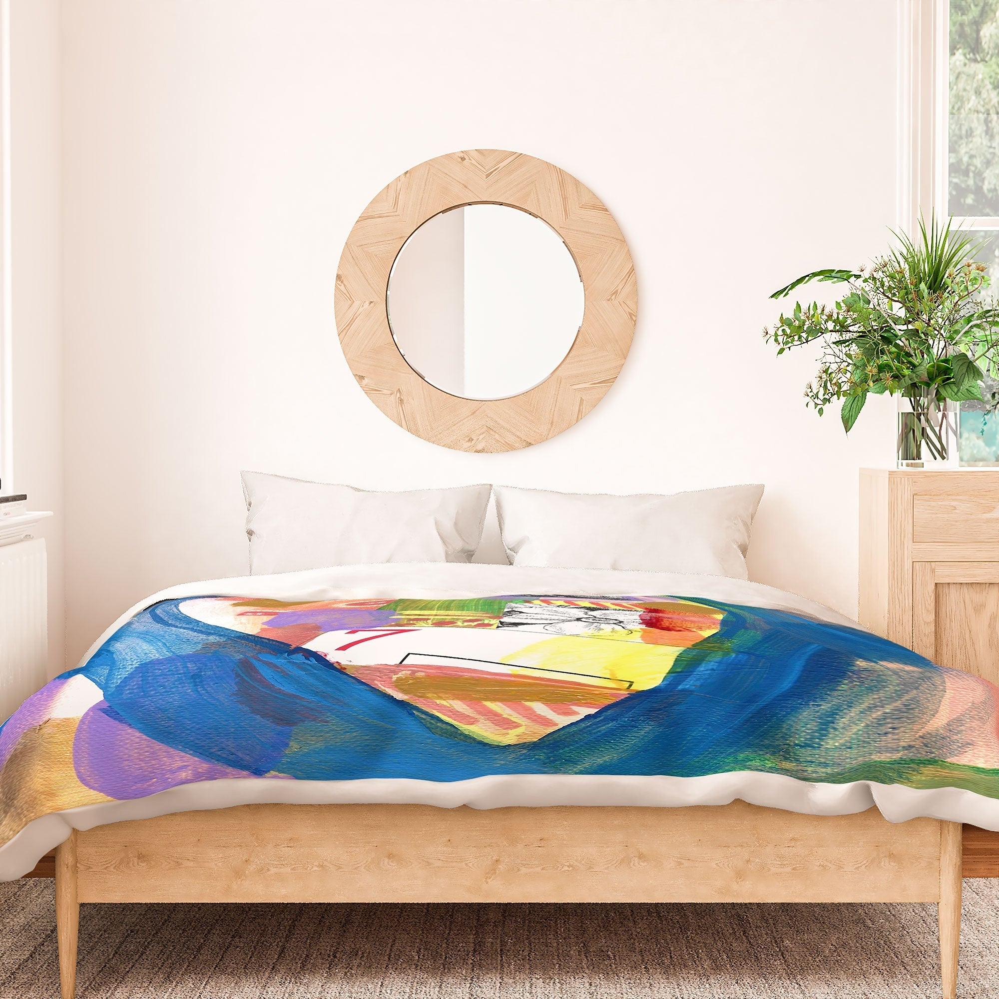 Natalie Baca Lucky in Love Duvet Cover