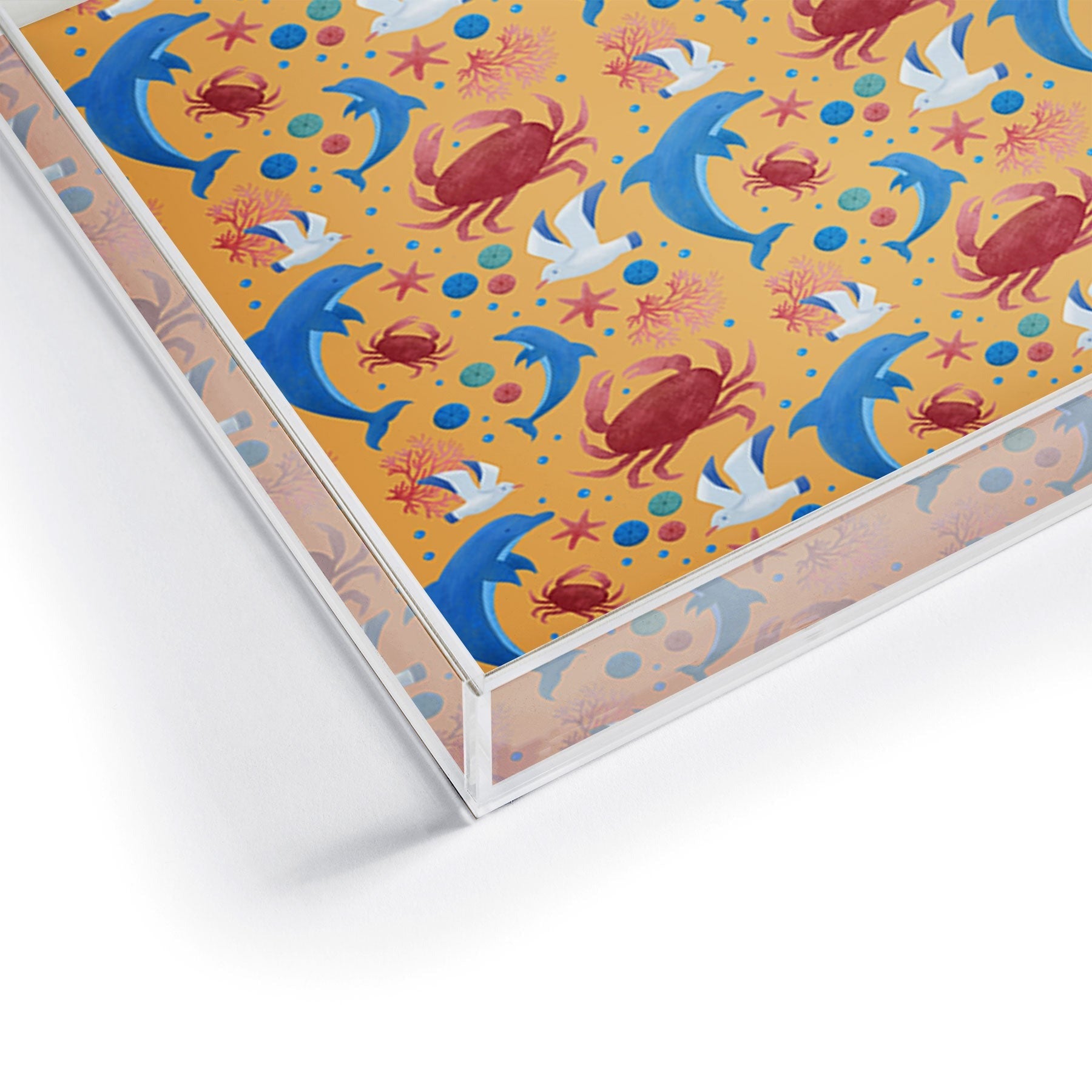 Seta Zakian Sailing Sealife yellow Acrylic Tray