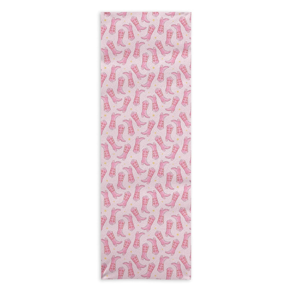 Love_Ryming Stars and Boots Yoga Towel