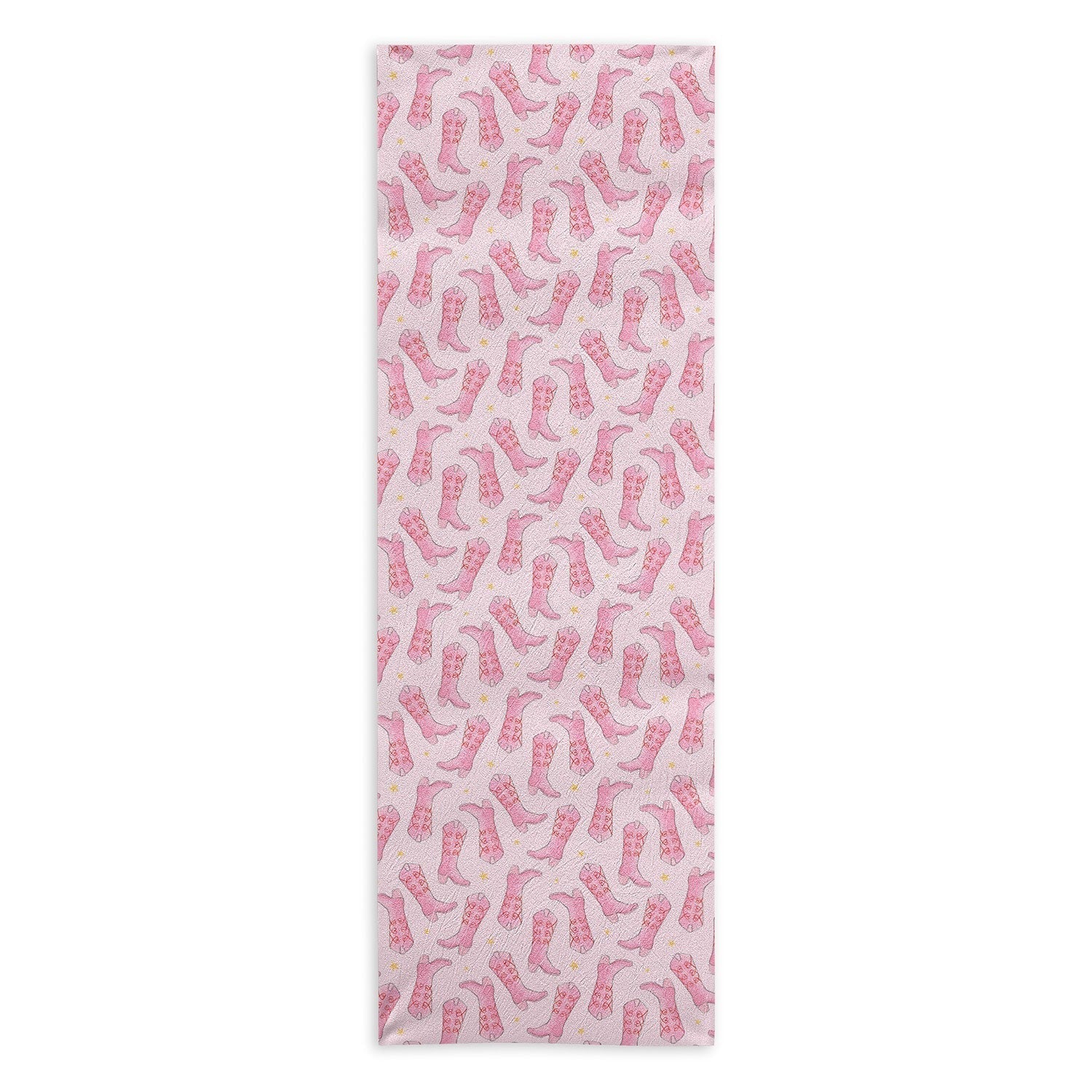 Love_Ryming Stars and Boots Yoga Towel