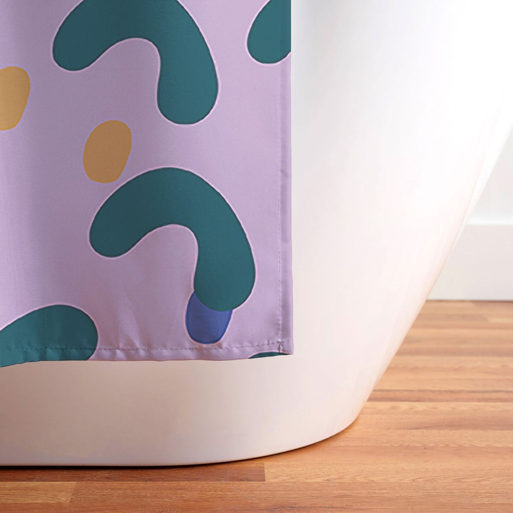 Camilla Foss Pebbles Mix Shower Curtain