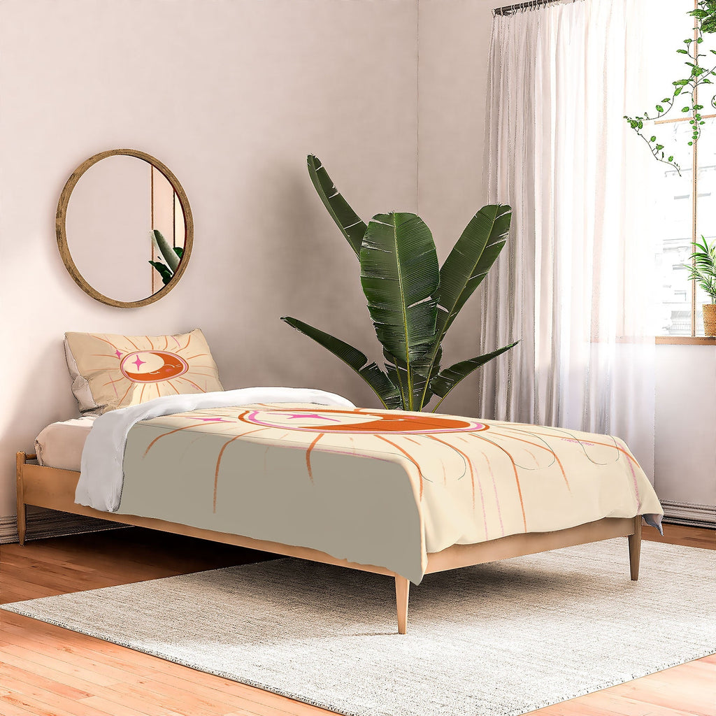 Little Om Celestial Moon cream Comforter