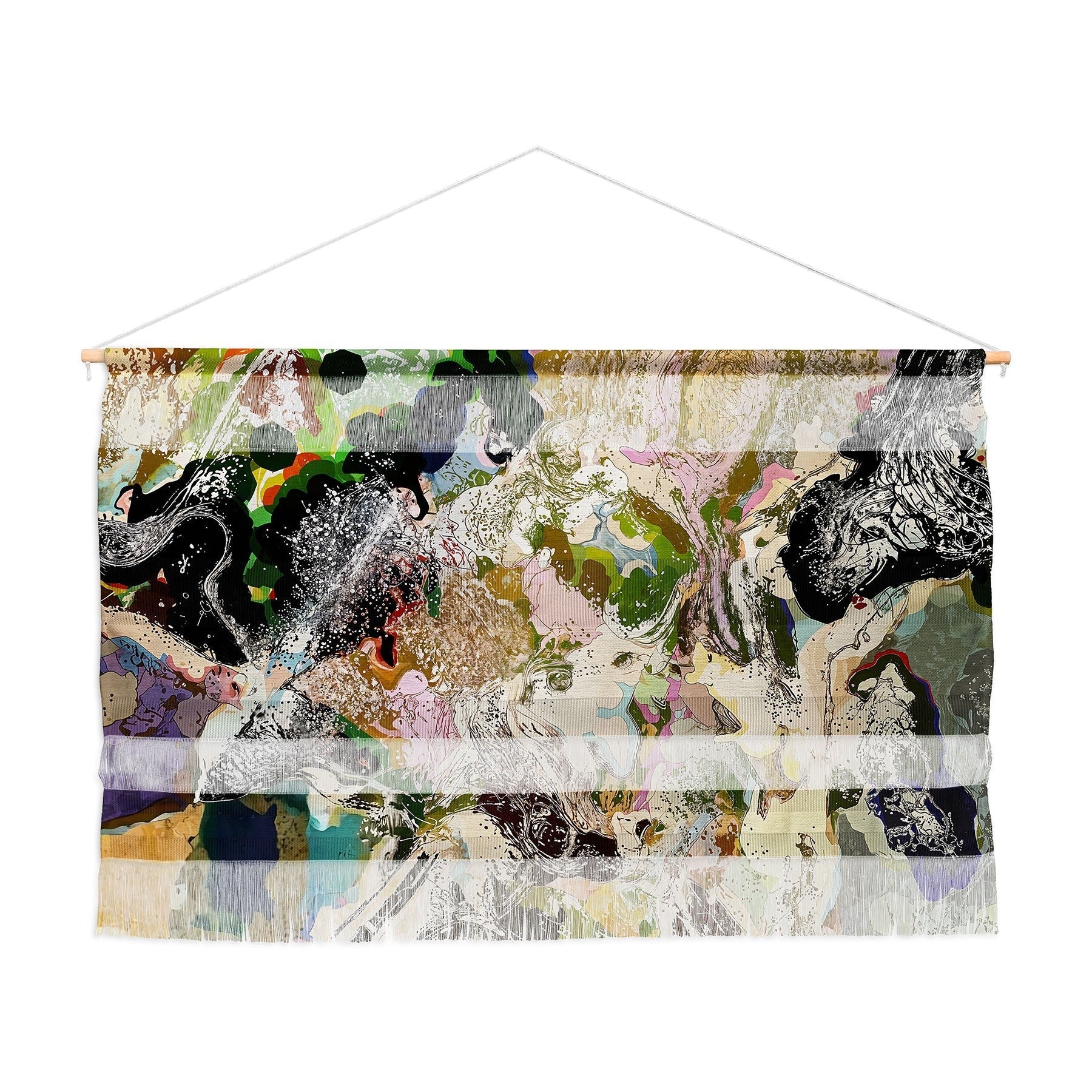 83 Oranges Echoes Beneath the Surface Wall Hanging Landscape