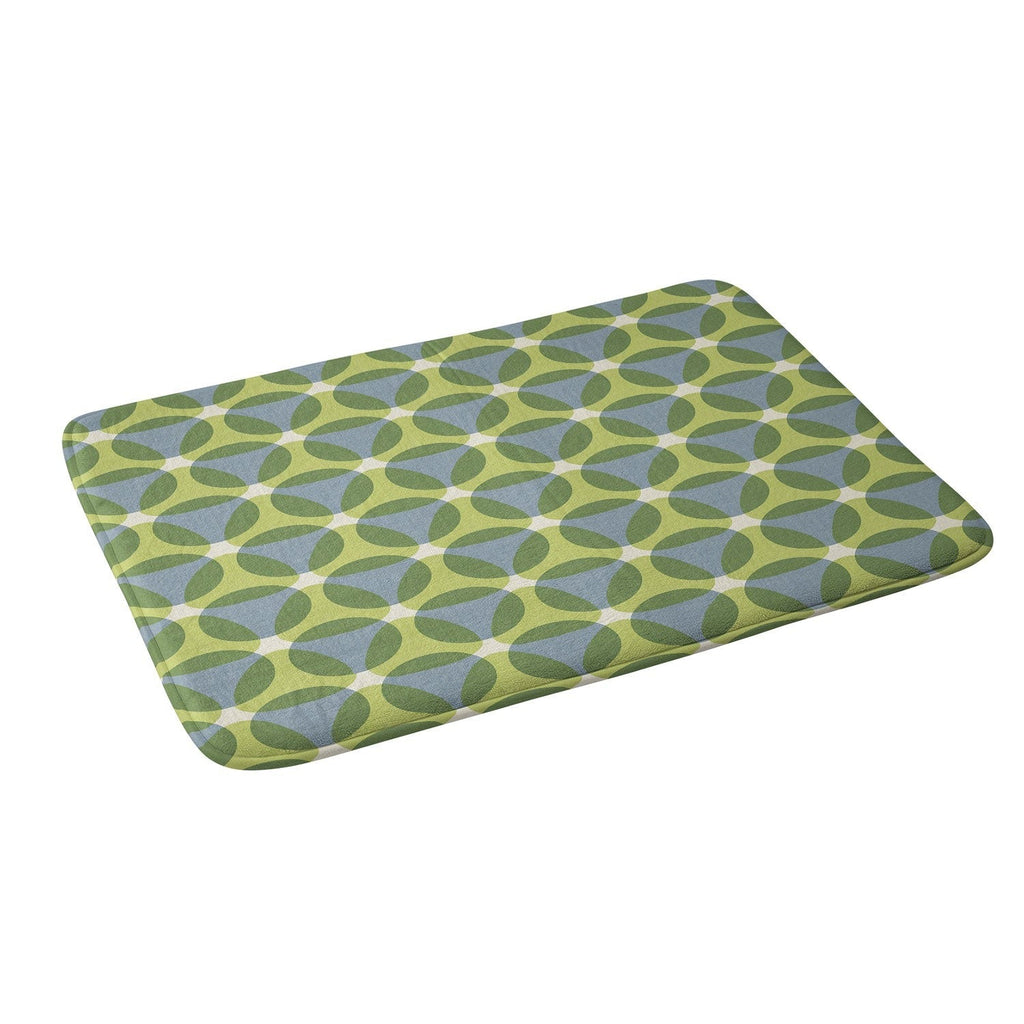 Marta Barragan Camarasa Stylish Retro Circle Memory Foam Bath Mat
