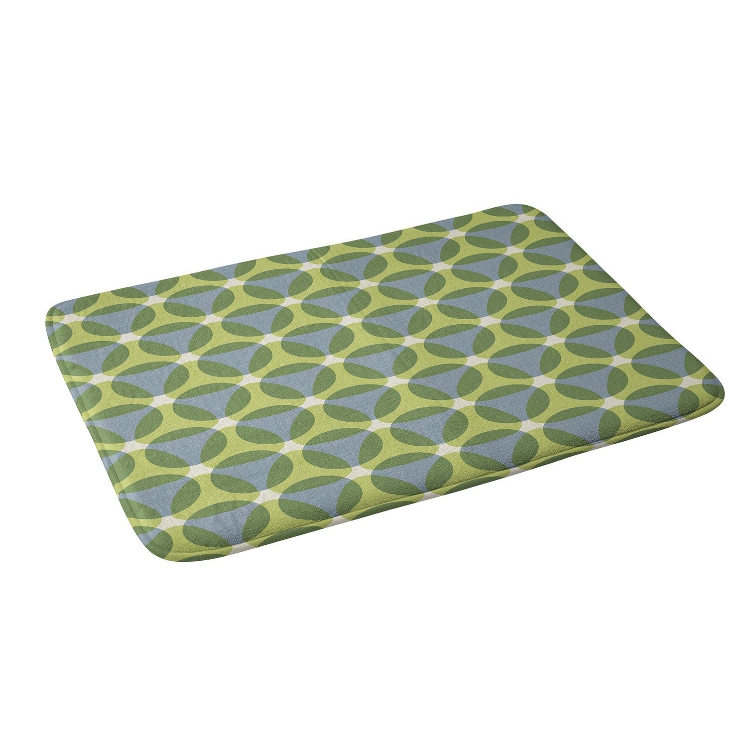 Marta Barragan Camarasa Stylish Retro Circle Memory Foam Bath Mat