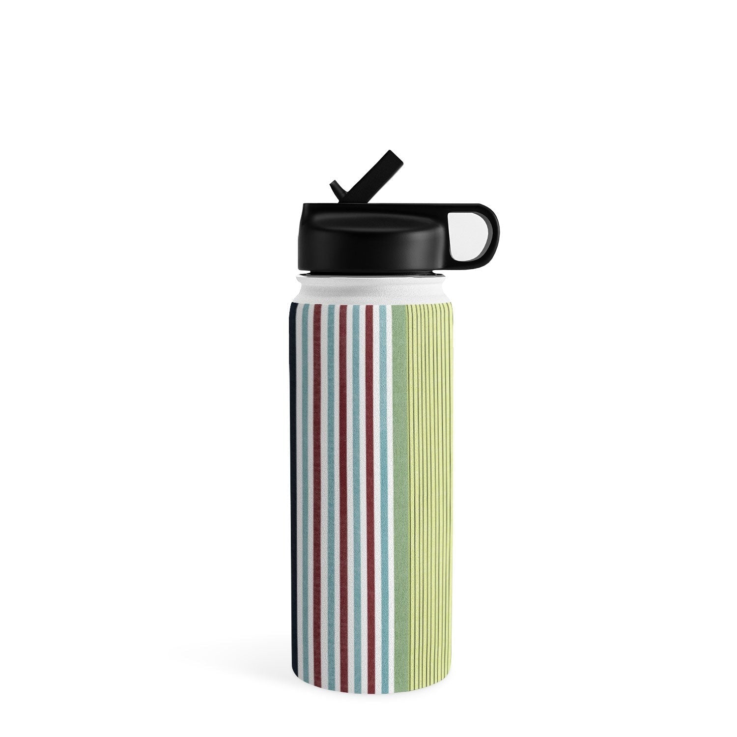 Marta Barragan Camarasa Colorful Stripe Delight Water Bottle
