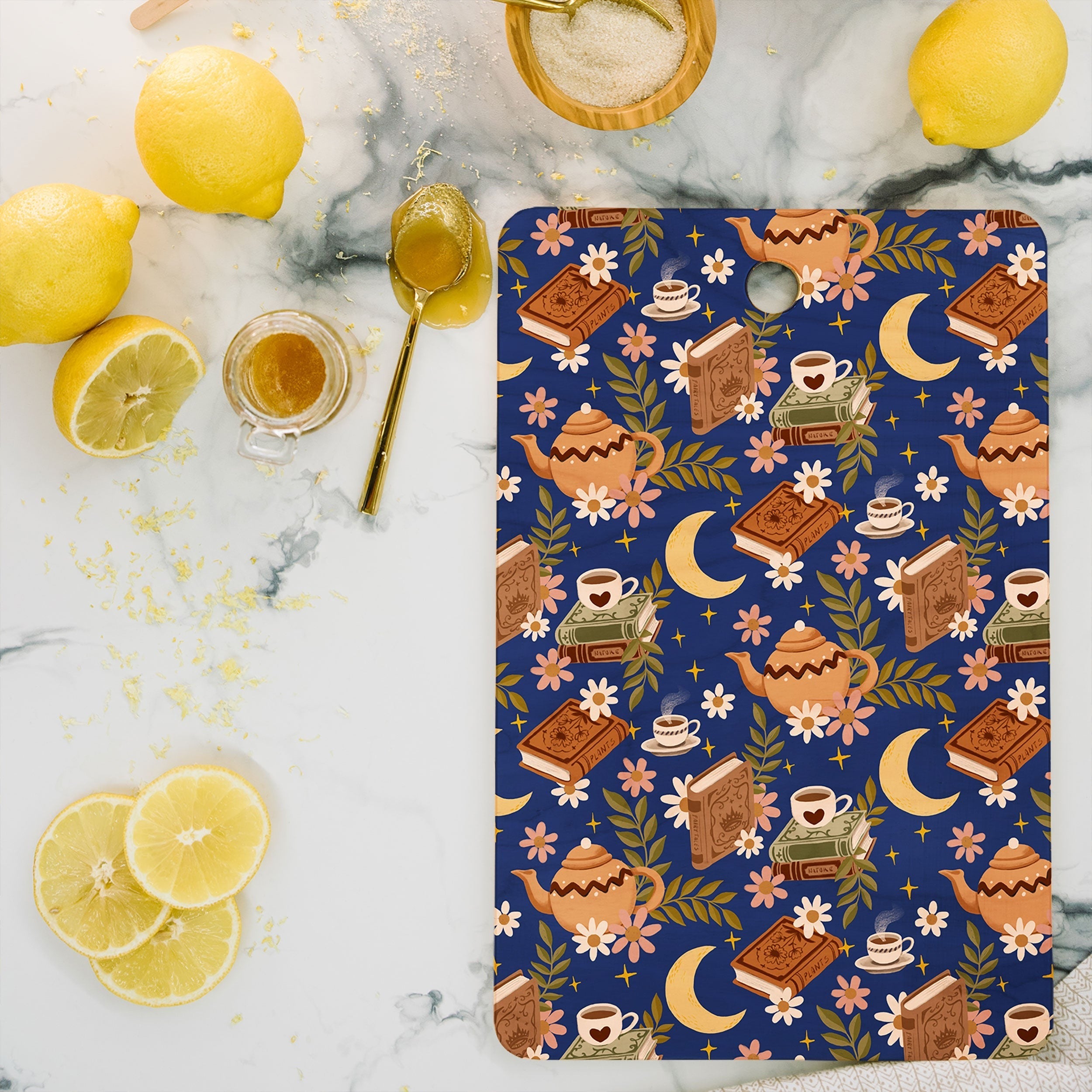 Avenie Moonlit Reading Nook II Cutting Board Rectangle