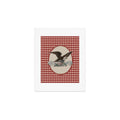 DENY Designs Gingham Eagle Art Print