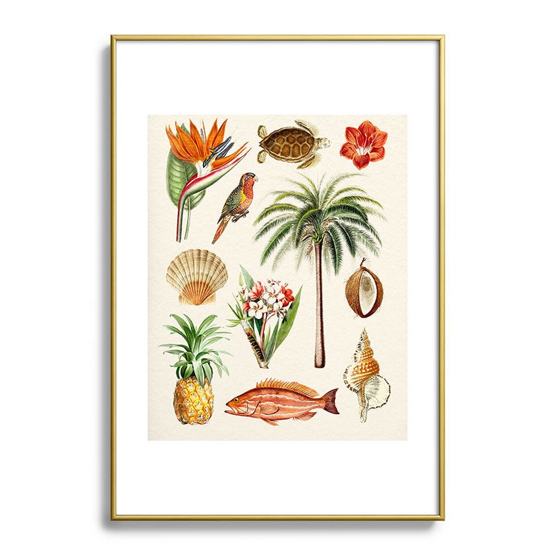 Gal Design Hawaii Collection Metal Framed Art Print