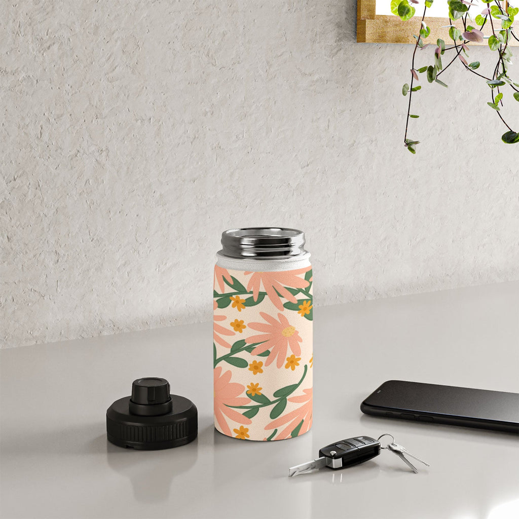 Lane and Lucia Meadow of Autumn Wildflowers Water Bottle