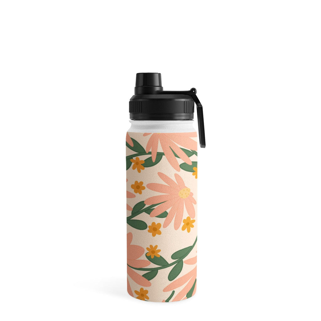 Lane and Lucia Meadow of Autumn Wildflowers Water Bottle