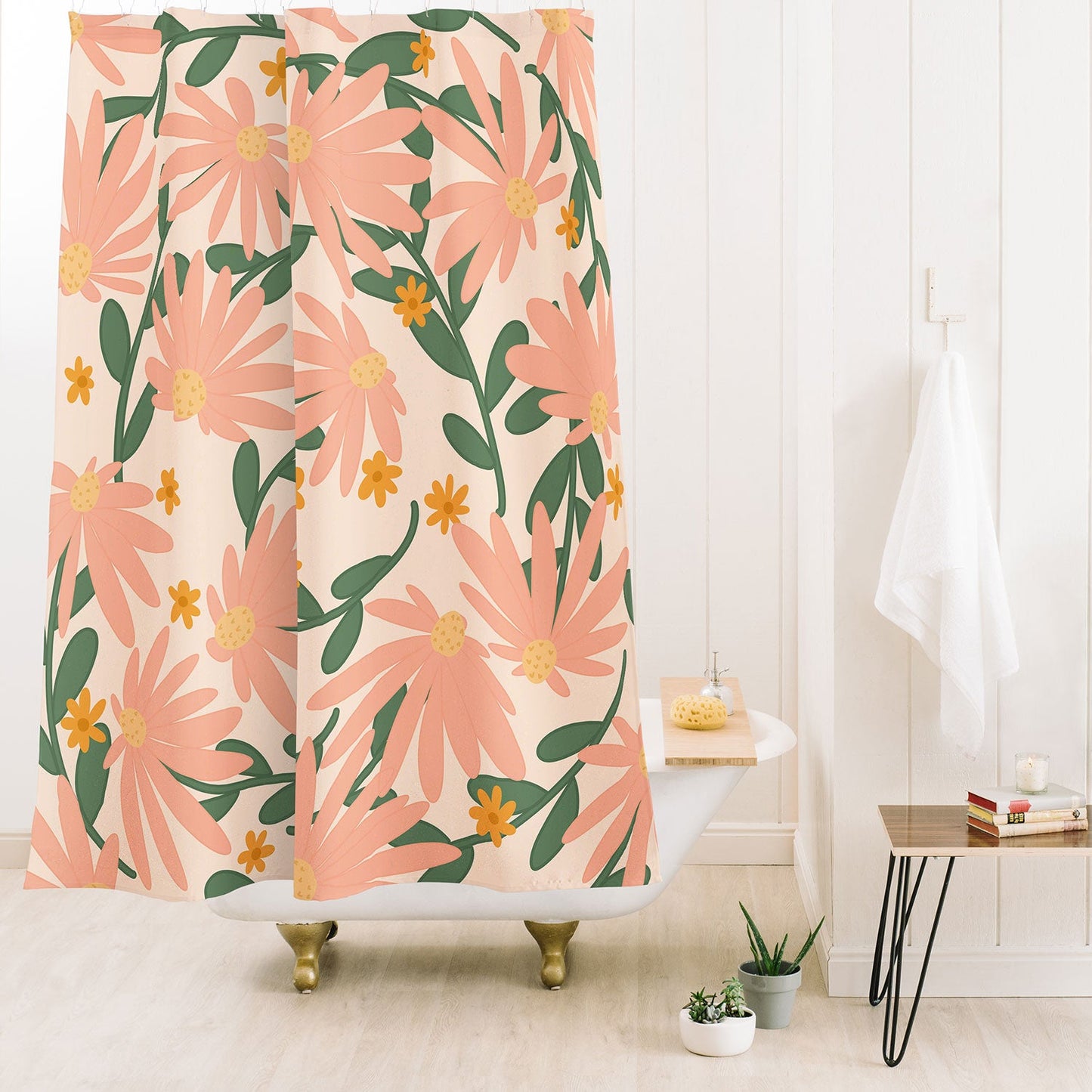 Lane and Lucia Meadow of Autumn Wildflowers Shower Curtain