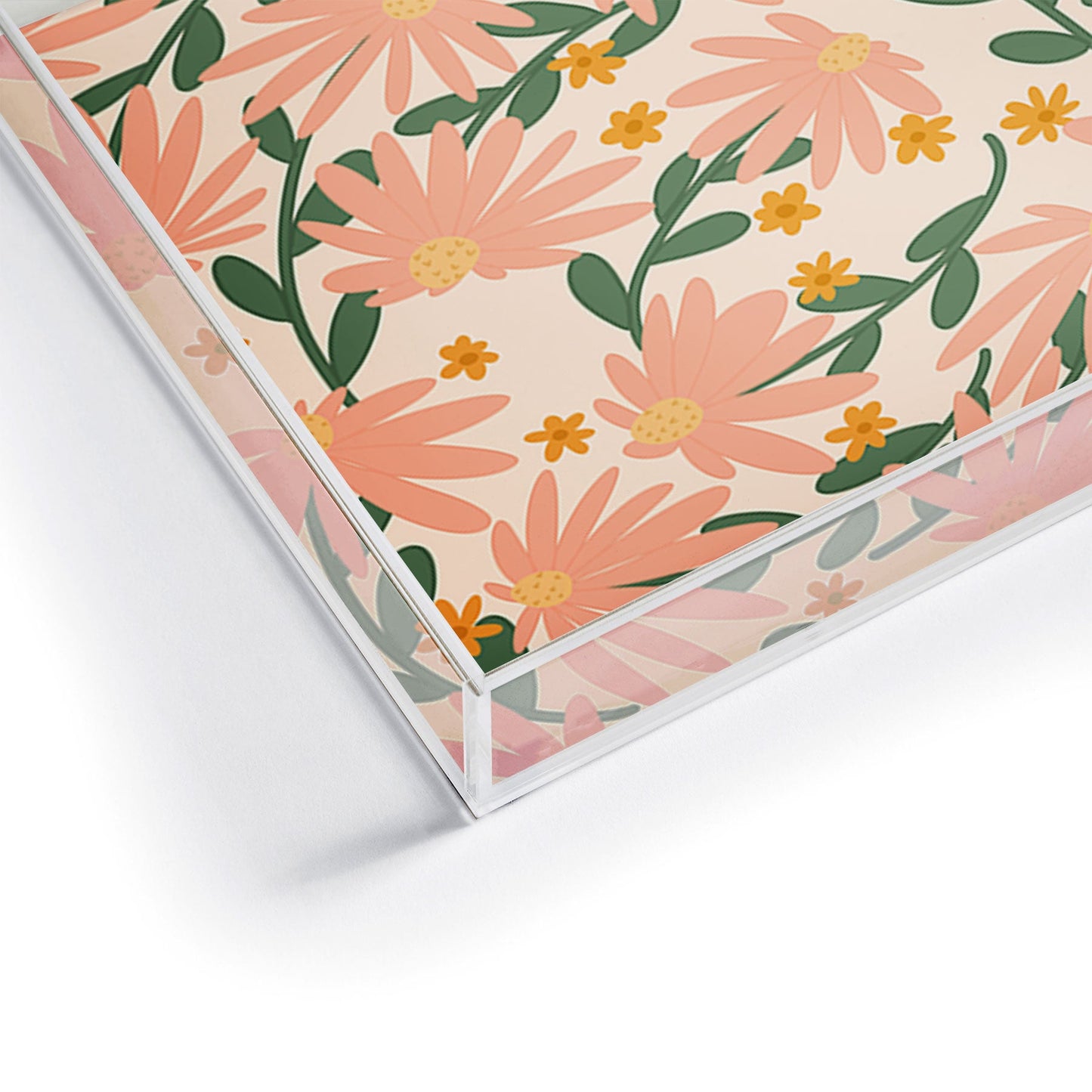 Lane and Lucia Meadow of Autumn Wildflowers Acrylic Tray