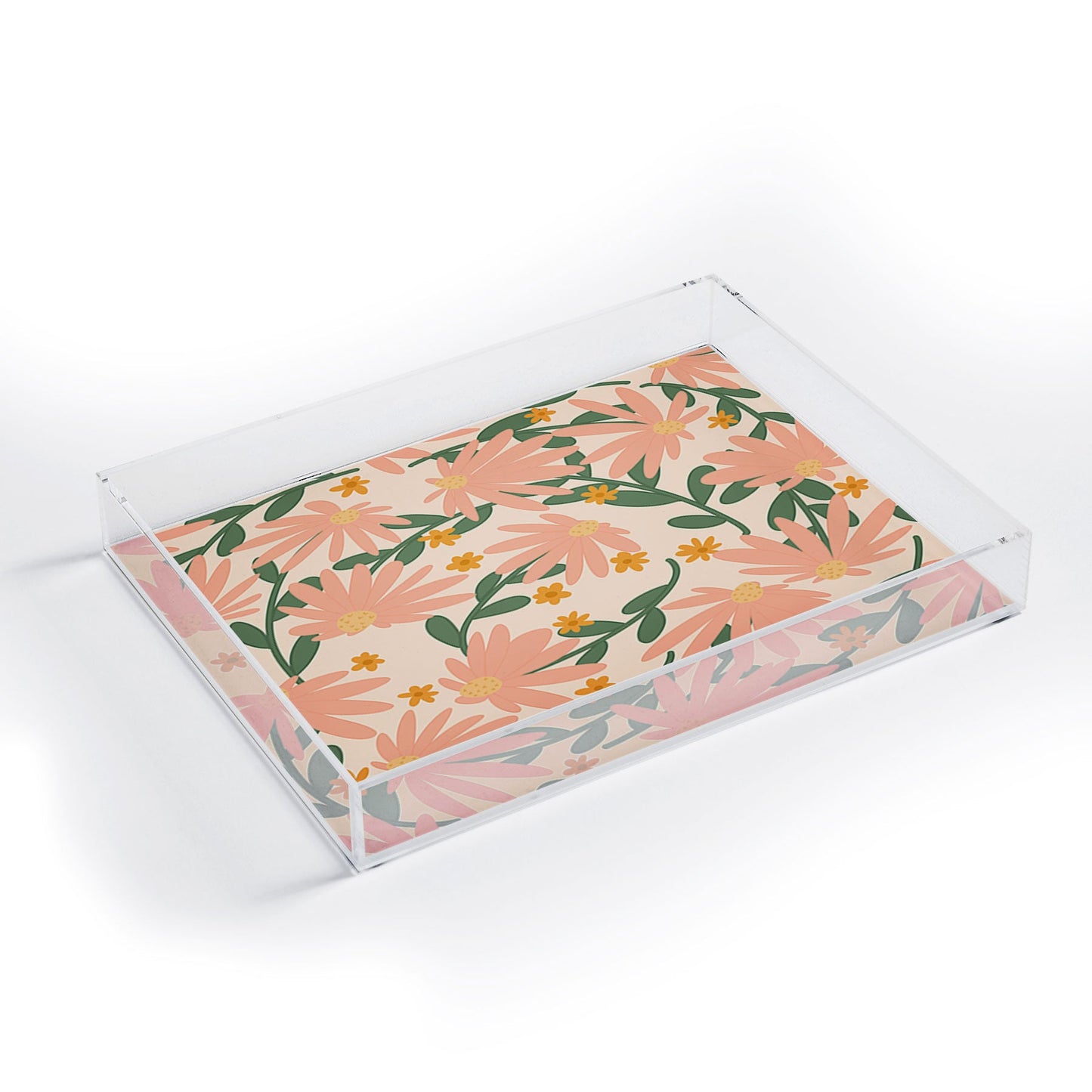 Lane and Lucia Meadow of Autumn Wildflowers Acrylic Tray