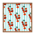 Design by Spark Zesty Tomatoes and Stripes Square Tray