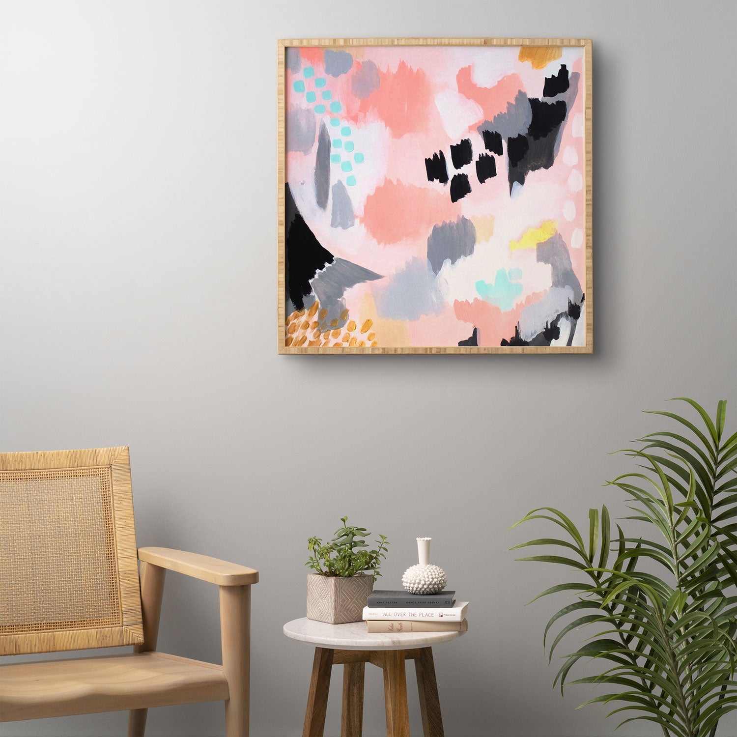 Laura Fedorowicz Serenity Abstract Framed Wall Art