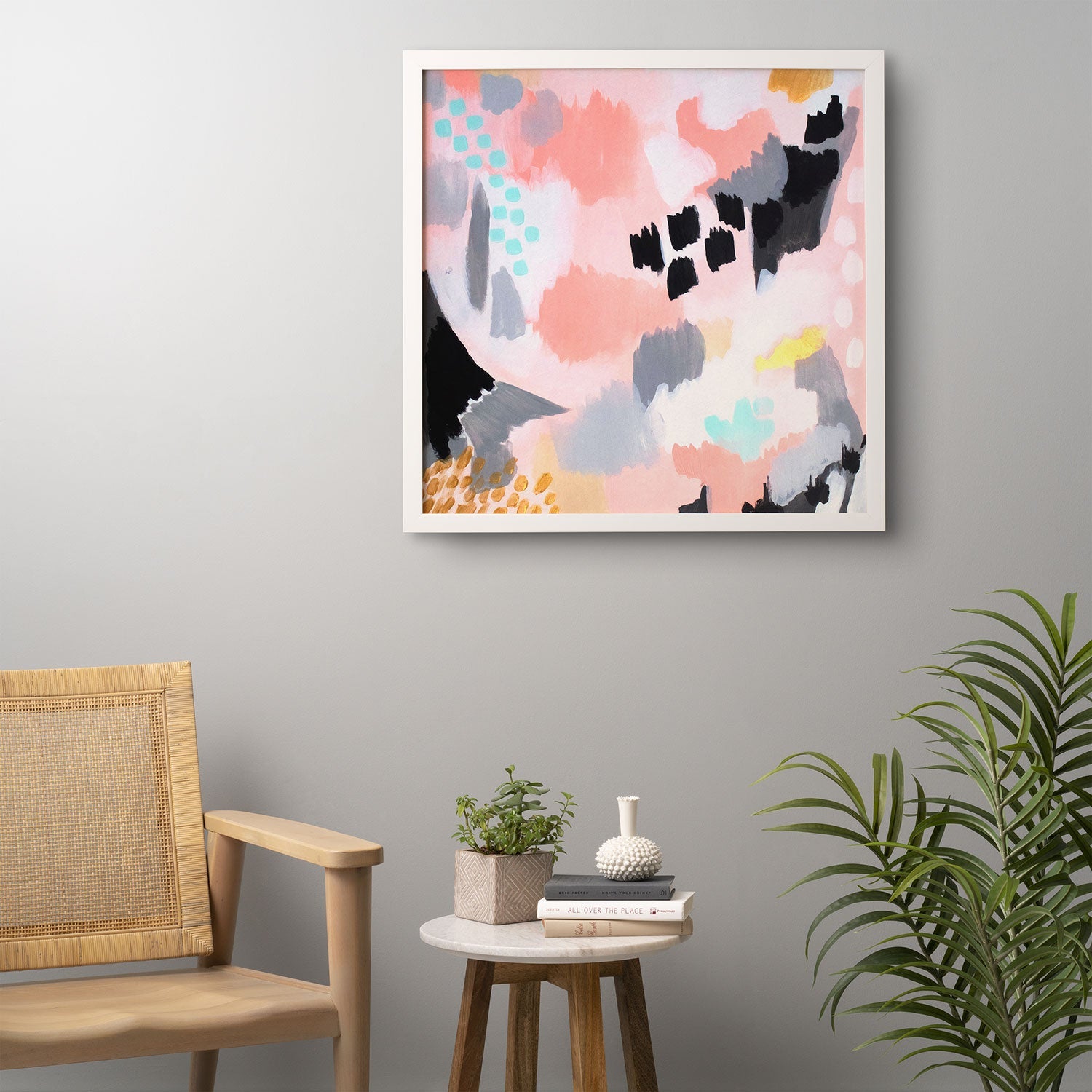 Laura Fedorowicz Serenity Abstract Framed Wall Art