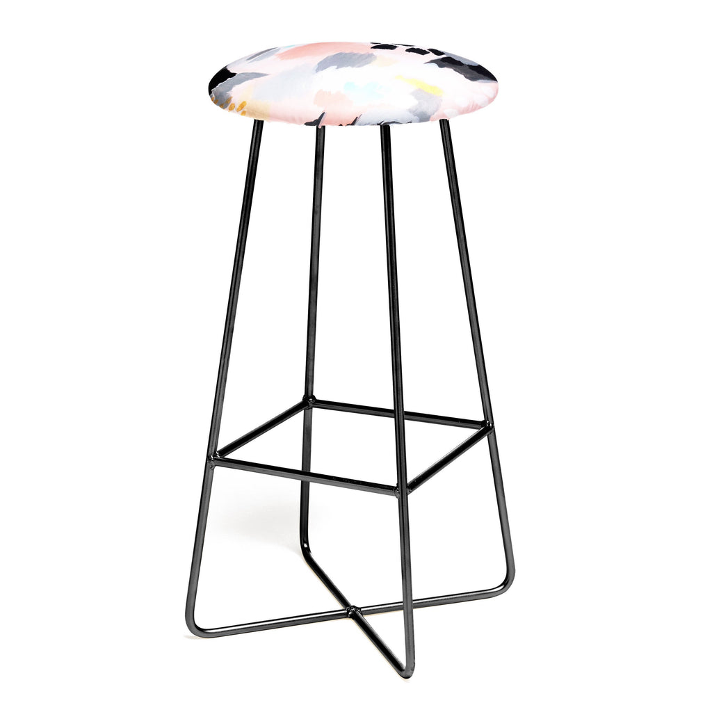 Laura Fedorowicz Serenity Abstract Bar Stool