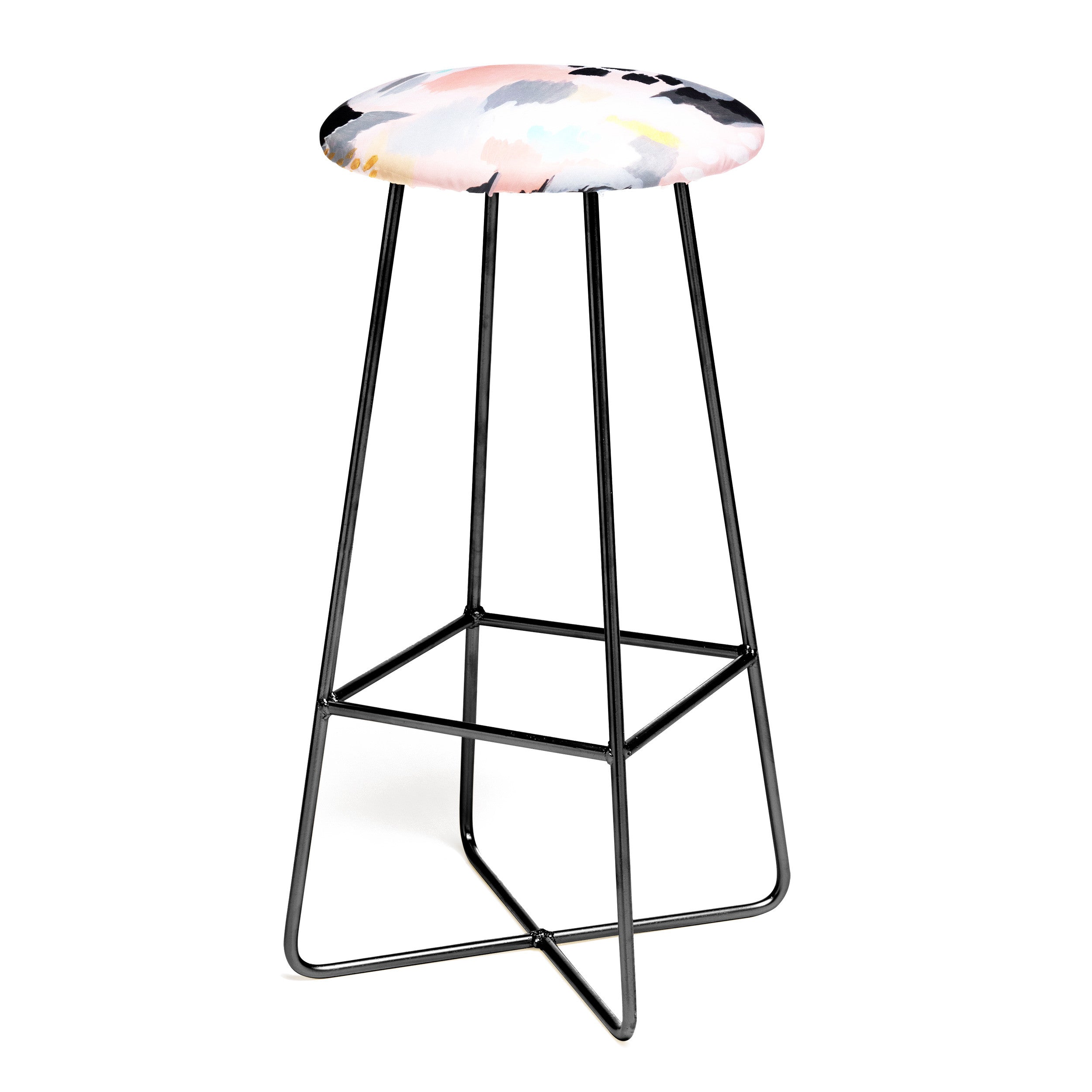 Laura Fedorowicz Serenity Abstract Bar Stool