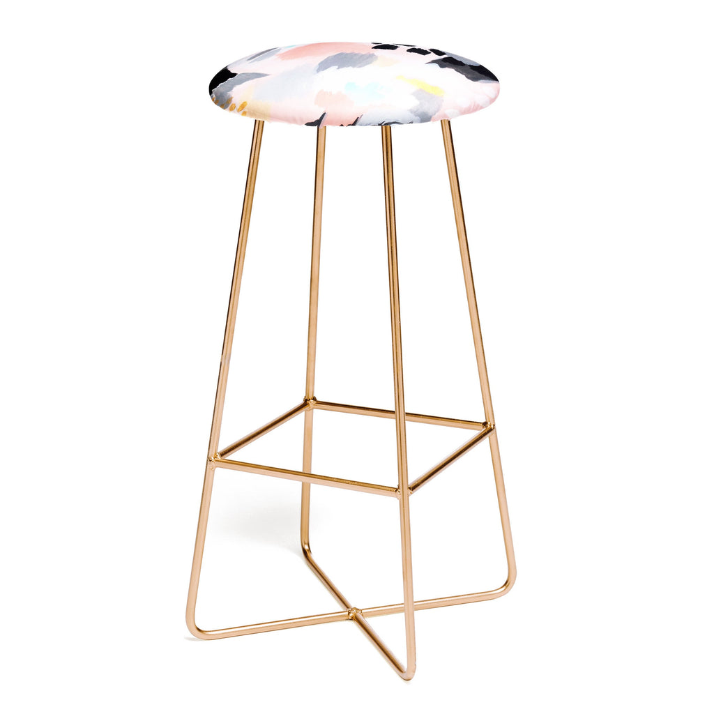 Laura Fedorowicz Serenity Abstract Bar Stool