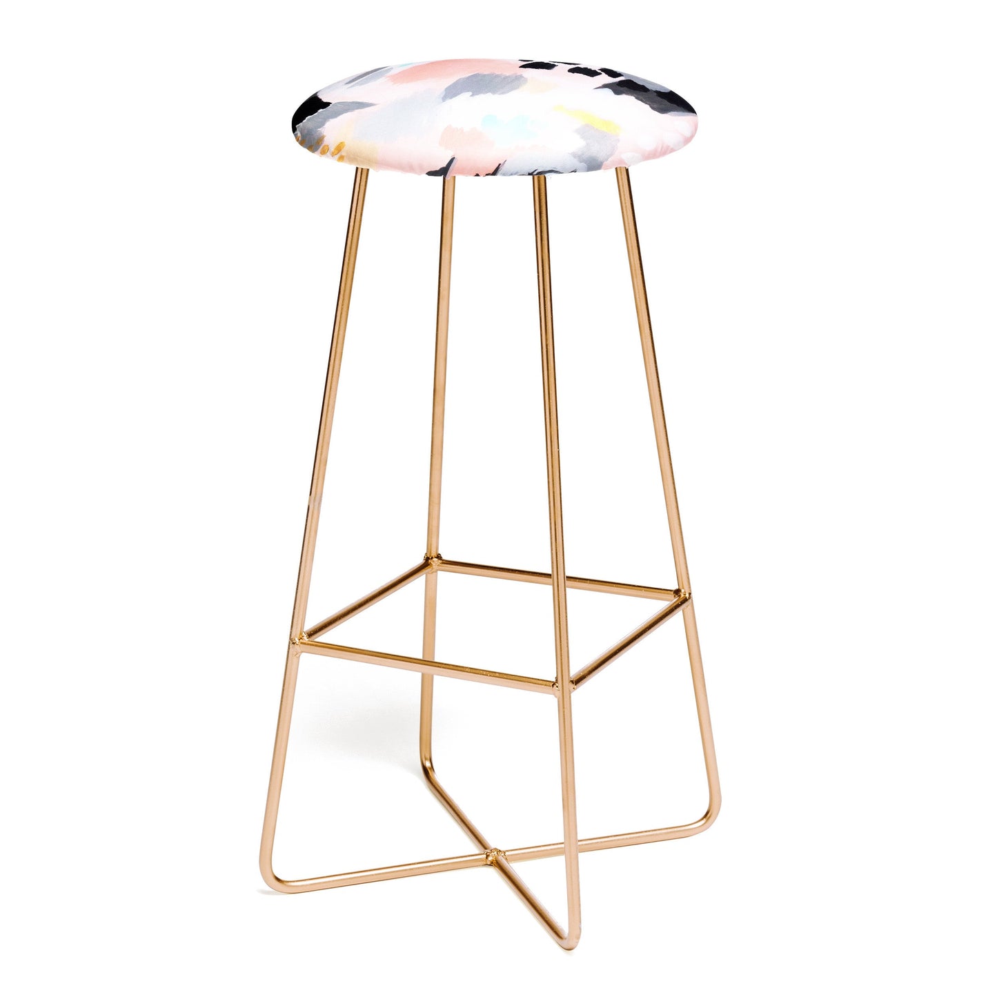 Laura Fedorowicz Serenity Abstract Bar Stool