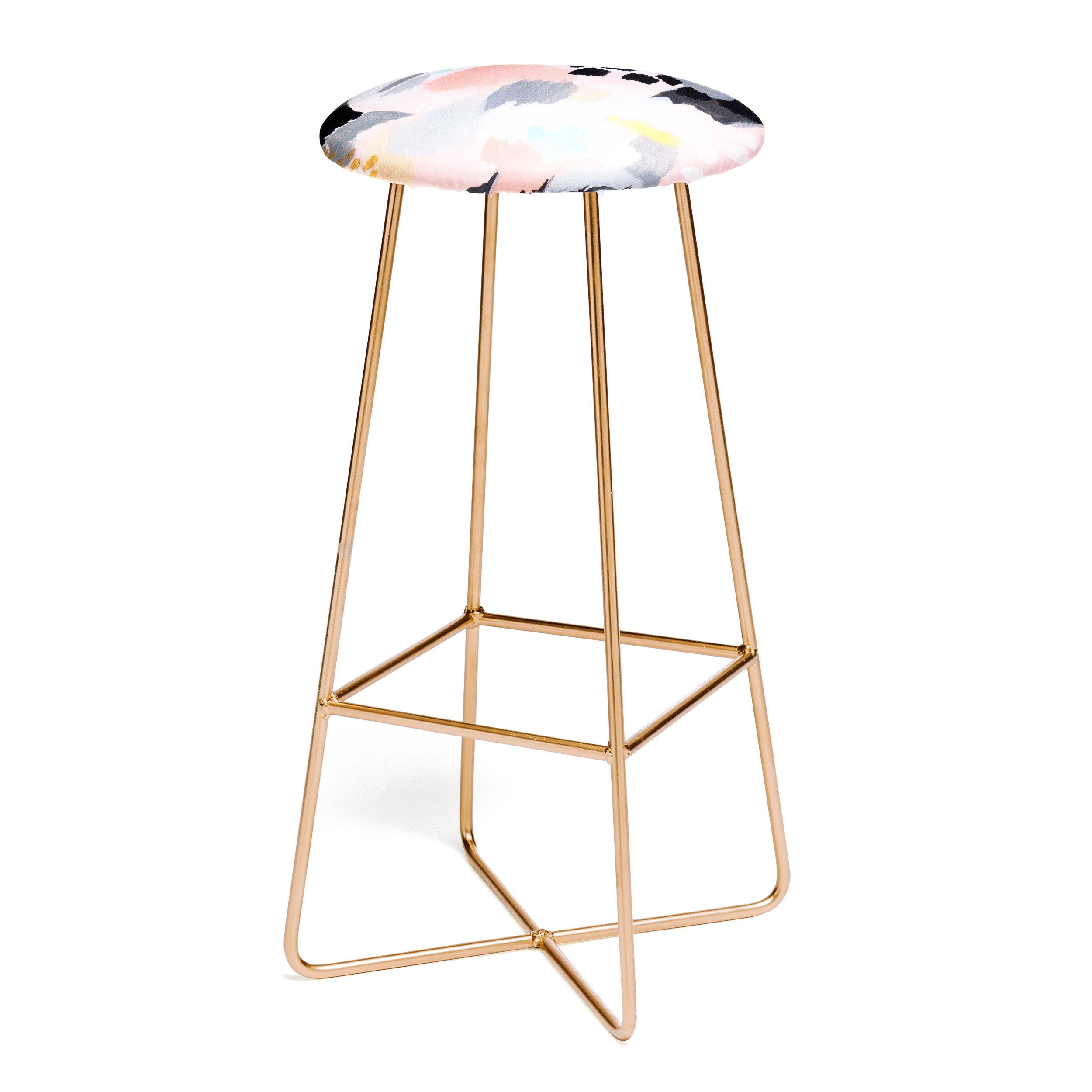 Laura Fedorowicz Serenity Abstract Bar Stool