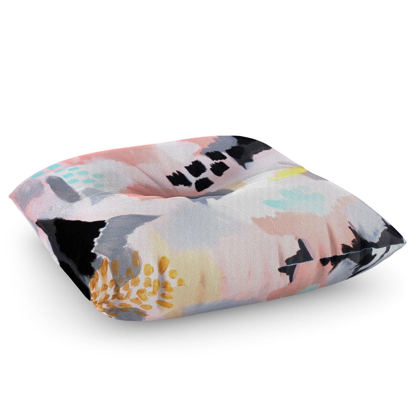 Laura Fedorowicz Serenity Abstract Floor Pillow Square