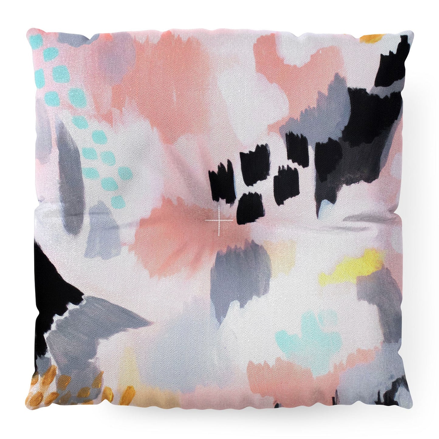 Laura Fedorowicz Serenity Abstract Floor Pillow Square