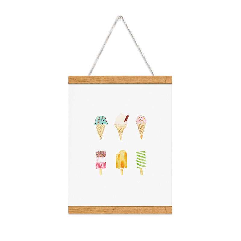 Laura Redburn Ice Cream Selection Art Print