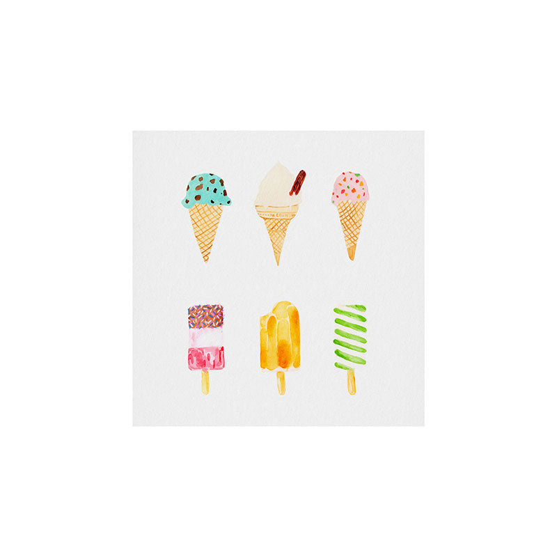 Laura Redburn Ice Cream Selection Art Print