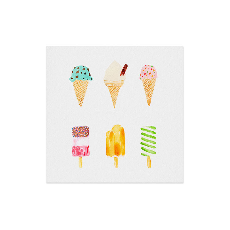 Laura Redburn Ice Cream Selection Art Print