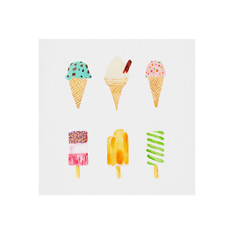 Laura Redburn Ice Cream Selection Art Print