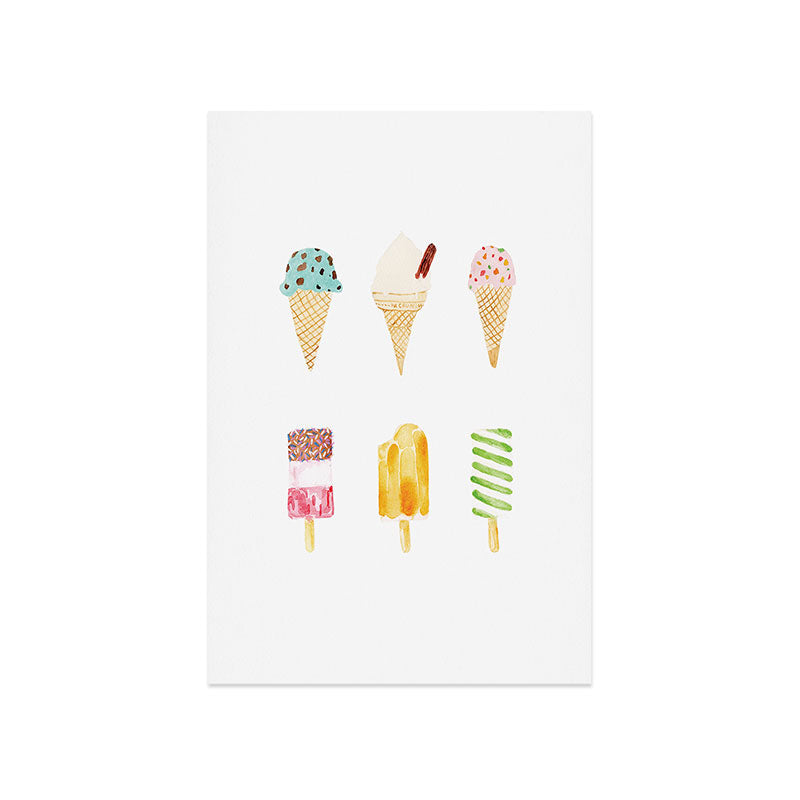 Laura Redburn Ice Cream Selection Art Print
