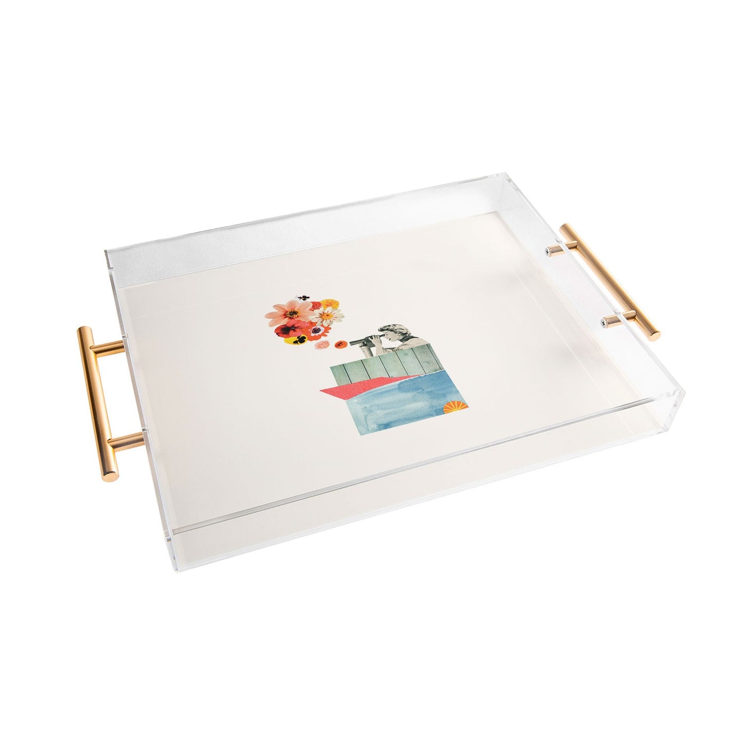 Laura Redburn In Bloom Acrylic Tray