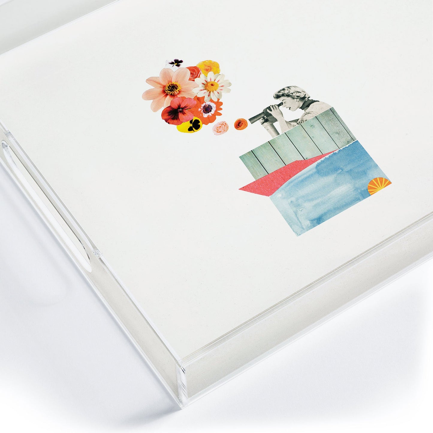 Laura Redburn In Bloom Acrylic Tray