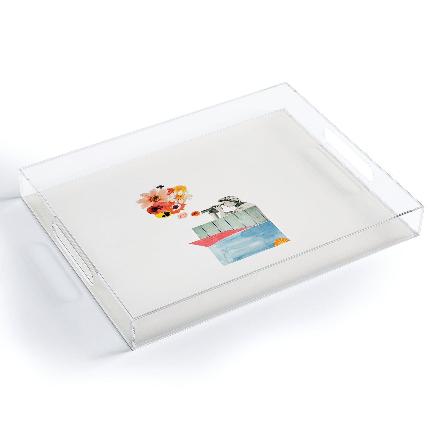 Laura Redburn In Bloom Acrylic Tray
