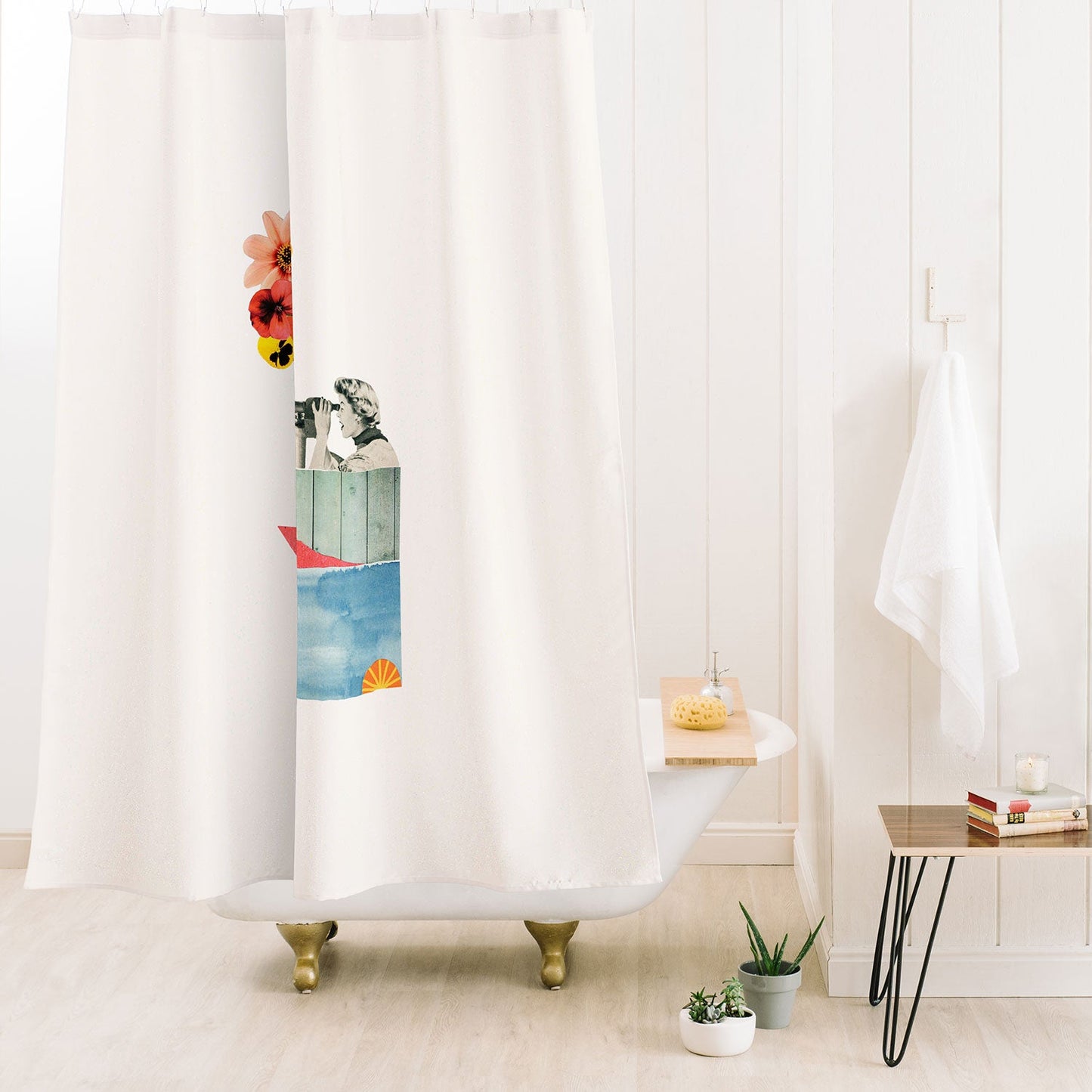 Laura Redburn In Bloom Shower Curtain
