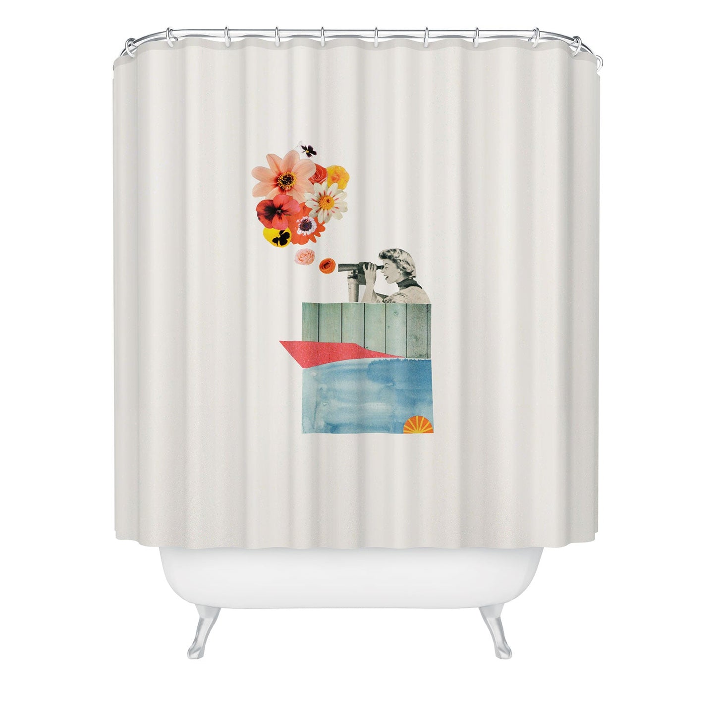 Laura Redburn In Bloom Shower Curtain