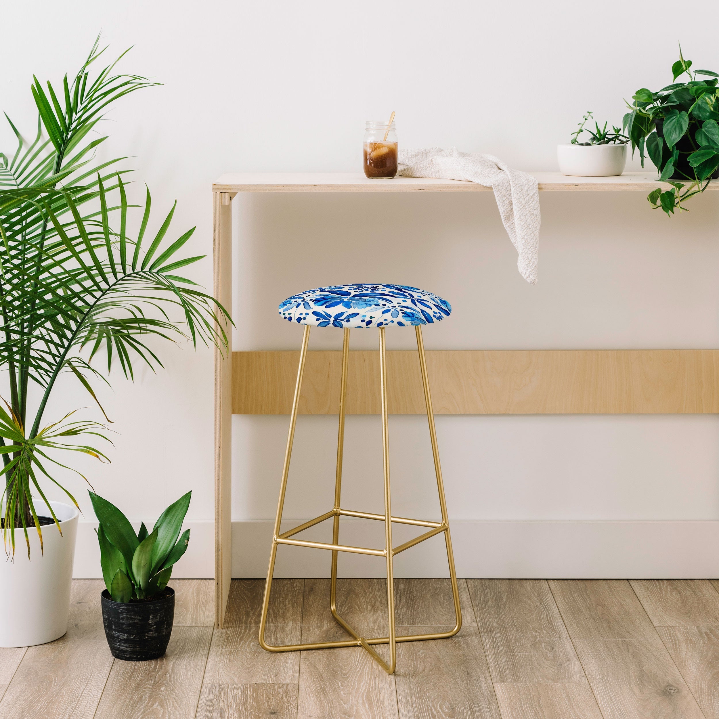 Laura Trevey Madrid Mist Bar Stool