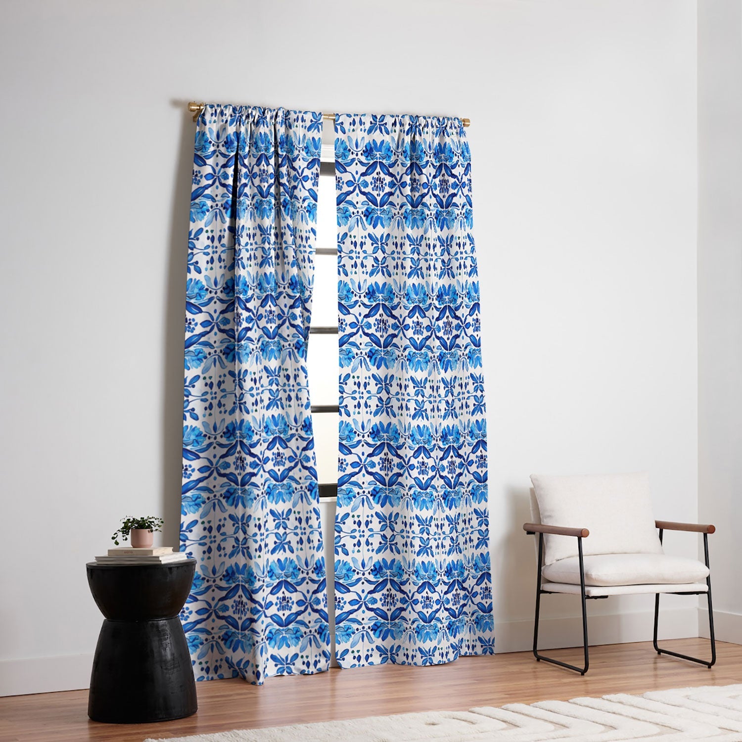 Laura Trevey Madrid Mist Blackout Window Curtain