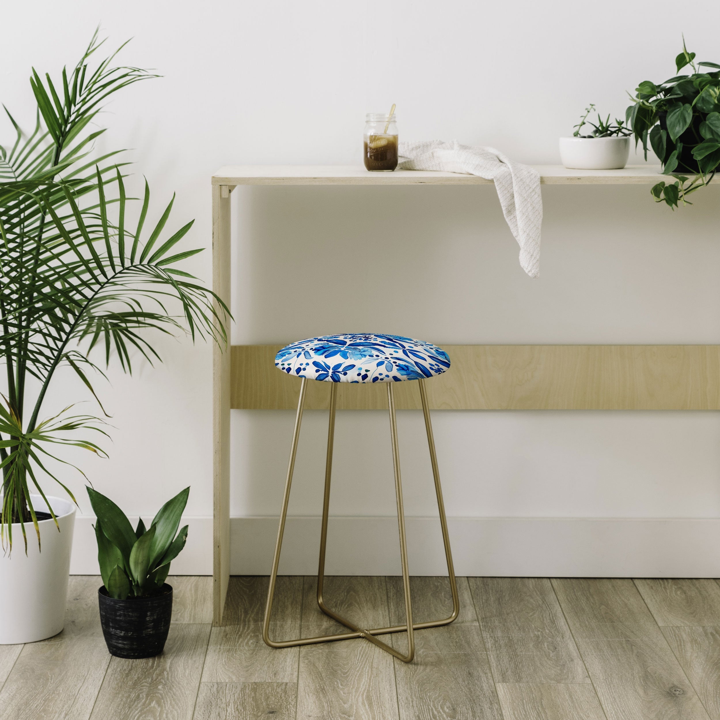 Laura Trevey Madrid Mist Counter Stool
