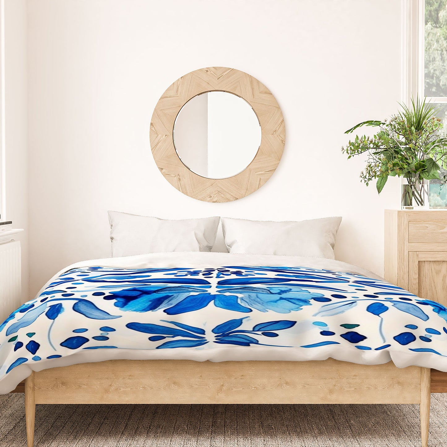 Laura Trevey Madrid Mist Duvet Cover
