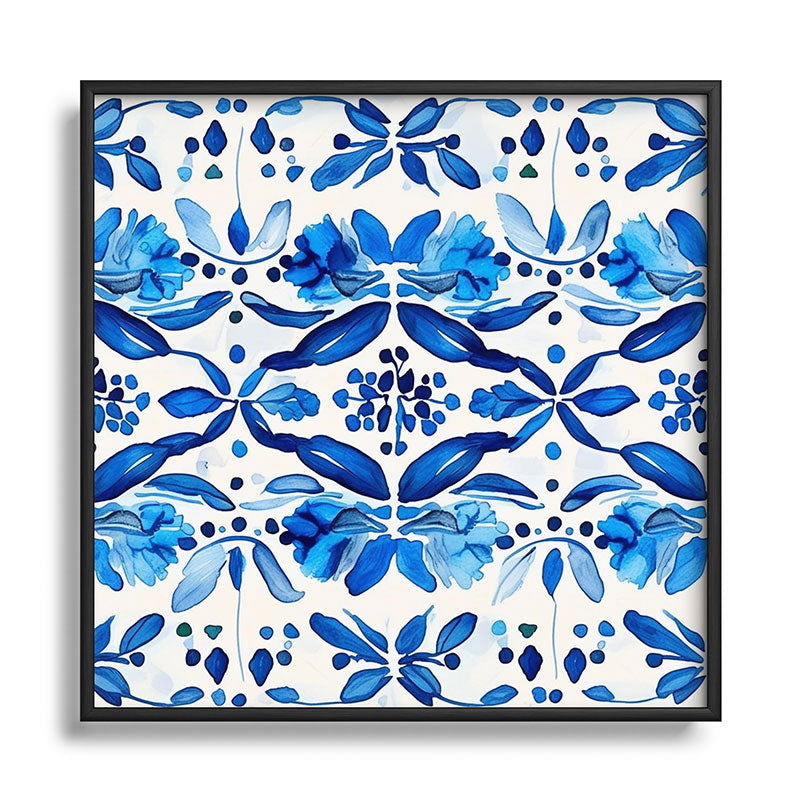 Laura Trevey Madrid Mist Square Metal Framed Art Print